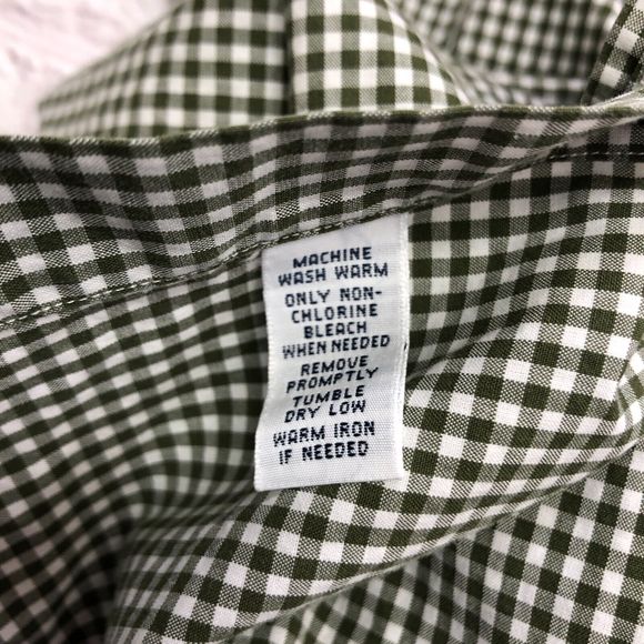 Vintage Ralph Lauren Men Custom Fit Button Shirt Size Large Plaid M114 -22 - Picture 8 of 14